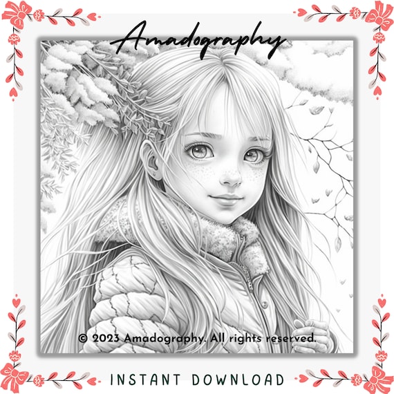 Christmas Coloring Pages For Girls