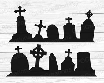 Tombstones Svg Etsy