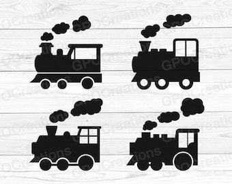 Train SVG, Train SVG Bundle, Train Clipart, Train PNG, Train Silhouettes, Trains Svg, Toy Train Svg, Steam Train Svg, Train Cut File