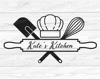 Download Kitchen Monogram Svg Etsy