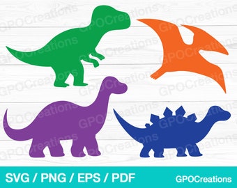 Download Dinosaur Silhouette Etsy