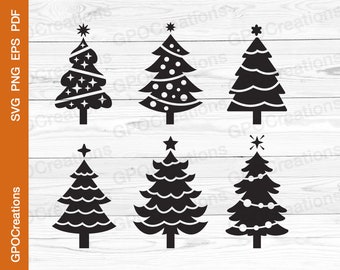 Christmas Trees SVG, Christmas Tree Bundle SVG, Merry Christmas SVG, Pine Trees Svg, Christmas Tree Png, Christmas Svg, Christmas Tree