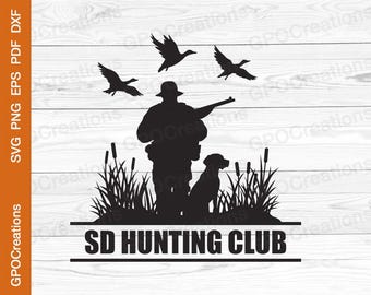 Duck Hunting SVG, Hunting Dog Monogram SVG, Hunting Season SVG, Hunting Cut File, Duck Hunting Png Clipart, Duck Hunting Graphics Png Dxf
