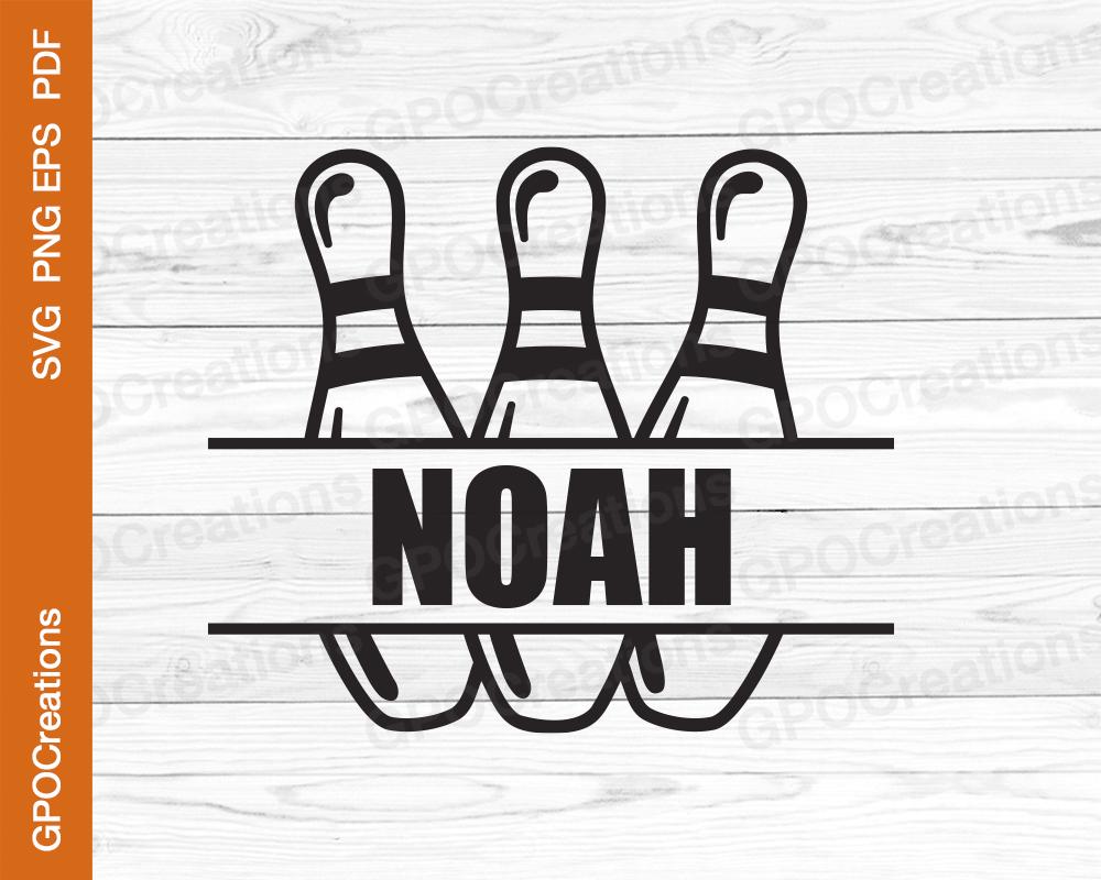 Nice Rack Bowling Svg Bowling SVG, Bowling PNG, Bowling Split Monogram SVG, Bowling Ball Svg ...