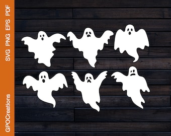 Ghost SVG, Halloween Ghost SVG, Kids Halloween SVG, Cute Ghost Svg, Ghost with Arms Svg, Ghost Face Svg, Cute Halloween Party Ghost Svg