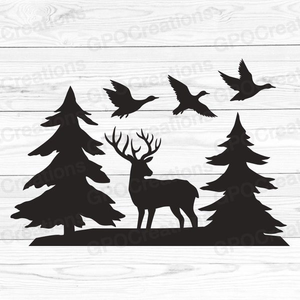 Deer SVG, Ducks SVG, Outdoors SVG, Forest Svg, Hunting Svg, Deer Hunting Svg, Duck Hunting Svg, Buck Svg, Deer Antlers Svg, Country Svg