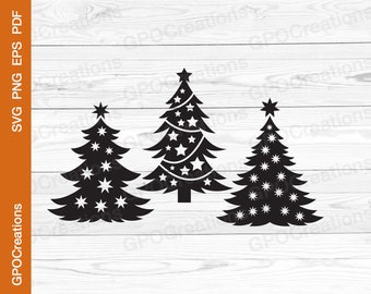 Árbol de Navidad SVG, Árboles de Navidad SVG, Feliz Navidad SVG, Pinos Svg, Árbol de Navidad Png, Navidad Svg, Imágenes Prediseñadas de árbol de Navidad