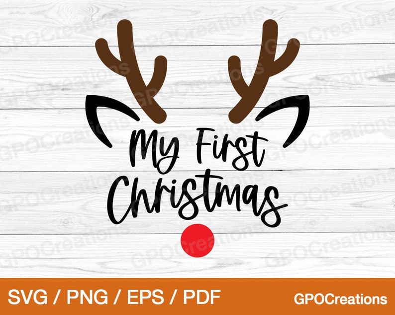 My First Christmas SVG Baby First Christmas SVG Baby First Etsy