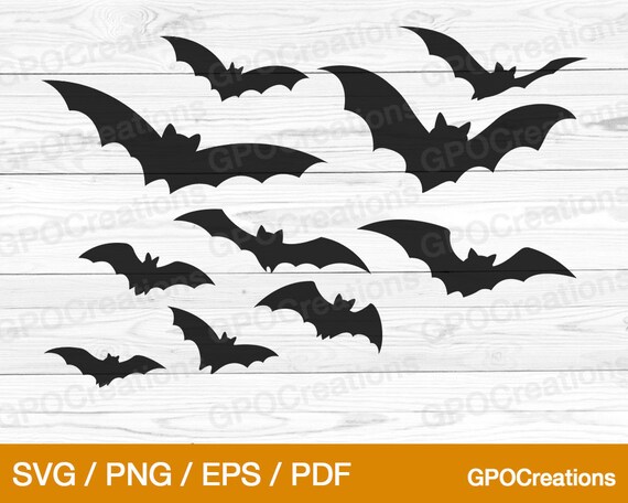 Murciélagos de Halloween SVG Murciélagos espeluznantes SVG - Etsy España Murciélagos de Halloween SVG Murciélagos espeluznantes SVG - Etsy España