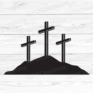Calvary Crosses SVG, Calvary Cross SVG, Calvary Crosses Cut File, Cross Svg, Cross Png, Cross Clipart, Calvary Crosses Png, Cross Silhouette