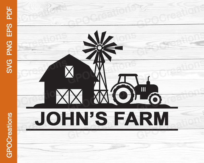 Farm SVG, Farm Split Frame SVG, Farm Monogram Svg, Farm Life Svg, Farm ...