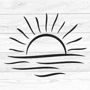 Sole in formato SVG, Ciao estate in formato SVG, Sole in formato SVG, Spiaggia in formato Svg, Oceano in formato Svg, Clipart del sole, Raggi del sole in formato Svg, Estate in formato Svg, Sole estivo in formato Svg, Alba in formato Svg