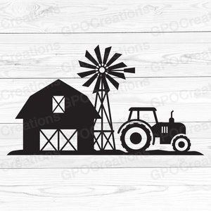 Ferme SVG, Farm Life SVG, Farm Toile de fond SVG, Bienvenue dans notre ferme Svg, Farm Scene Svg, Farm Svg Digital Designs, Farm Clipart, Farm Cut File