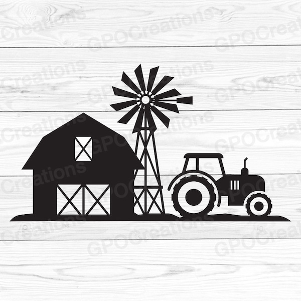 Farm SVG, Farm Life SVG, Farm Backdrop SVG, Welcome to our farm Svg, Farm Scene Svg, Farm Svg Digital Designs, Farm Clipart, Farm Cut File