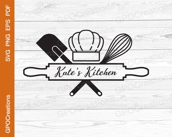 Backen SVG, Backen Monogramm SVG, Küche SVG, Backutensilien SVG, Kochen SVG, Backen geschnitten Datei, Backen Png, Küche Monogramm SVG, Backen