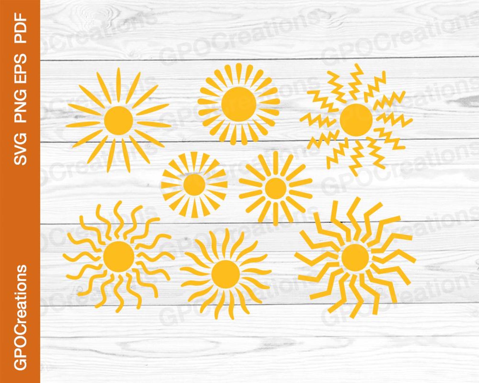 Svg Sun Rays Pattern Sun SVG Bundle, Sun SVG, Sun Clipart, Sunshine SVG, Summer Svg, Sun ...