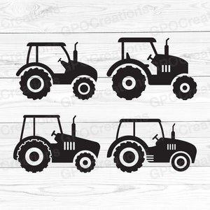 Tracteur SVG, Tracteur pour enfants SVG, Tracteur agricole SVG, Tracteur Bundle Svg, Ferme Svg, Tracteur Clipart, Tracteur Cut File, Tracteur agricole Png