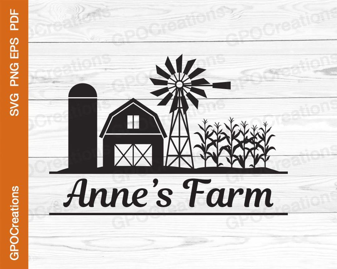 Farm SVG, Farm Split Frame SVG, Farm Monogram Svg, Farm Scene Svg, Farm ...