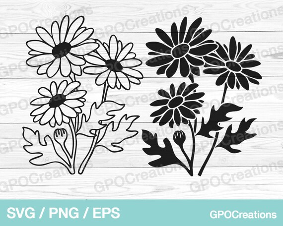 Download Daisy Svg Daisy Flower Svg Flower Svg Daisy Cut File Svg ...