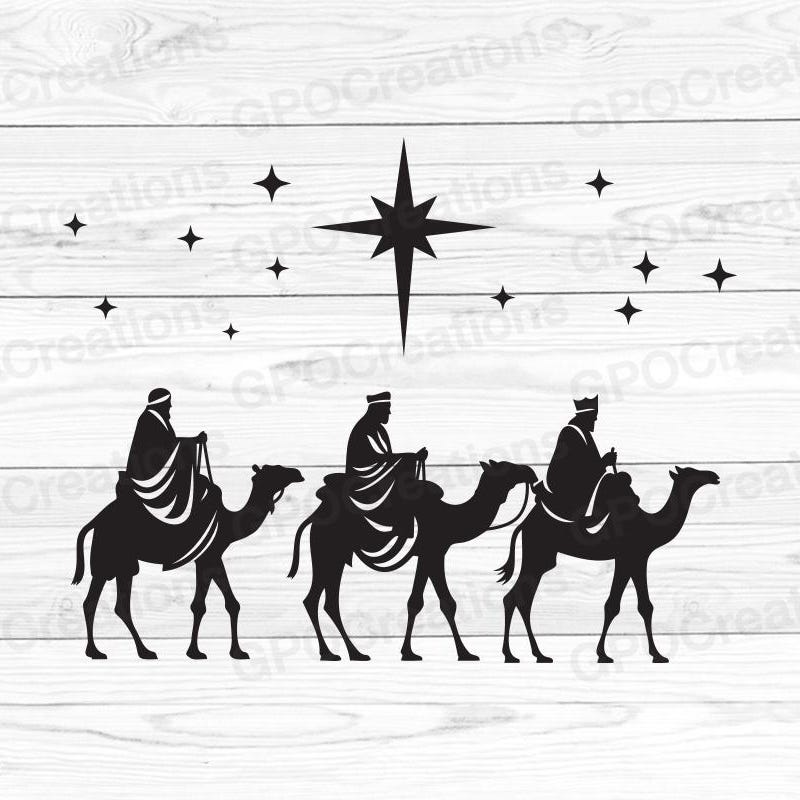 Svg Files 3 Kings - Etsy