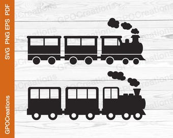 Train SVG, Steam Train SVG, Train Clipart, Train SVG Bundle, Train Png, Train Silhouettes, Trains Svg, Toy Train Svg, Train Cut File