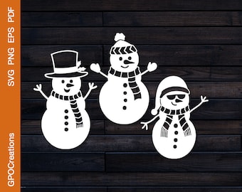 Schneemann SVG, Weihnachten Schneemann SVG, Schneemann Ornament SVG, Schneemann Clipart, Schneemann Cut-Datei, Weihnachten SVG, Weihnachten Schneemann Png