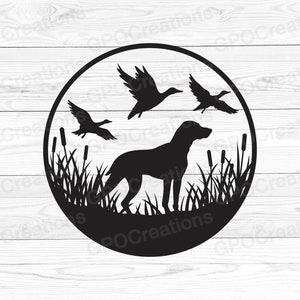 Duck Hunting SVG, Perro de caza SVG, Temporada de caza SVG, Archivo de corte de caza, Duck Hunting Png Clipart, Duck Hunting Dog Pointer Svg Archivo de corte