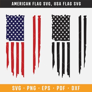 Bandiera americana SVG, bandiera USA SVG, 4 luglio Svg, 4 luglio Svg, bandiera in difficoltà Svg, bandiera patriottica Usa Svg, 4 luglio Svg Png Dxf