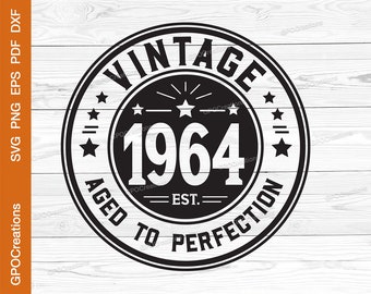 60th Birthday SVG, 60 Birthday SVG, 60th Birthday Gift SVG, 60 Years Old, 60th Birthday Shirt Svg, Files for Cricut Silhouette Png Dxf