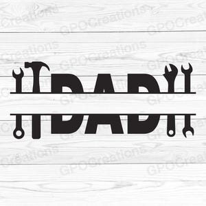 Dad SVG, Dad Monogram SVG, Dad Tools SVG, Best Dad Ever Svg, Dad Life Svg, Dad Svg para camisas, Dad Shirt Svg, Best Dad Svg, Obrigado Dad Svg