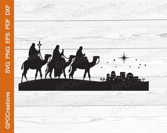 Bethlehem SVG, Weihnachtsstern SVG, Drei Weise SVG, Bethlehem geschnitten  Datei, Bethlehem Silhouette, Stern von Bethlehem Ornament SVG Png Dxf -  Etsy sterreich