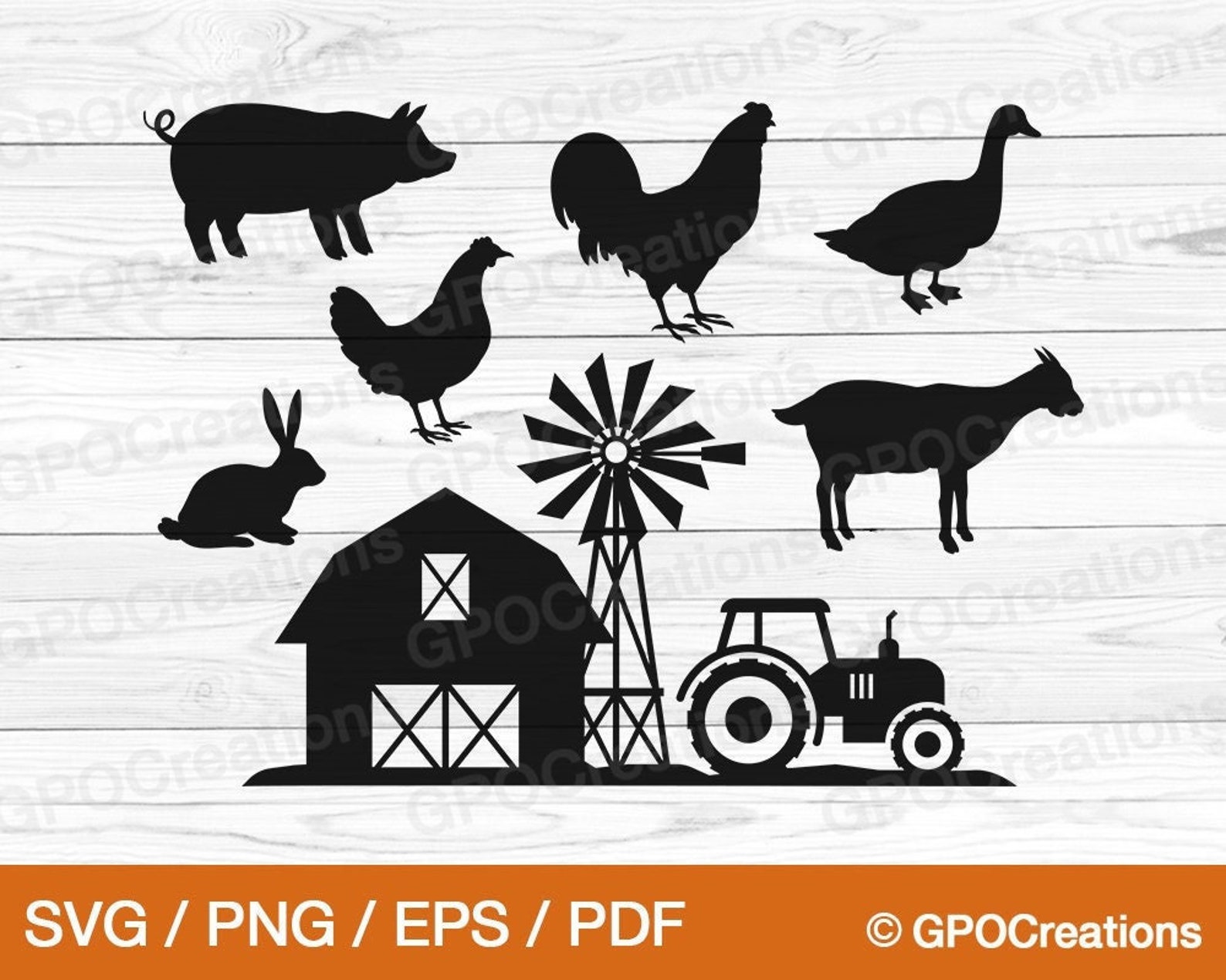 Compass Farm Svg Farm SVG Bundle, Farm Animals SVG, Barn SVG, Tractor Svg, Farm Life Svg ...