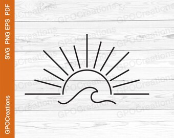 Svg File Sun Rays Sun SVG, Hello Summer SVG, Sunshine SVG, Beach Svg, Ocean Svg, Sun ...