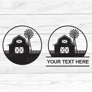 Ferme SVG, Farm Life SVG, Farm Scene SVG, Farm Split Monogram Svg, Bienvenue dans notre ferme Svg, Farm Digital Designs, Farm Clipart, Farm Cut File