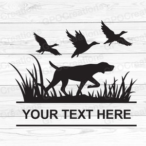 Hunting Dog SVG, Duck Hunting SVG, Hunting Dog Monogram SVG, Hunting Clipart, Dad Hunting Svg, Gone Hunting Svg, Hunting Season Svg