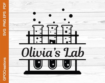 Chemistry SVG, Chemistry Monogram SVG, Chemistry Teacher SVG, Science Svg, Science Teacher Svg, Flask Svg, Test Tube Svg, Test Tube Rack Svg