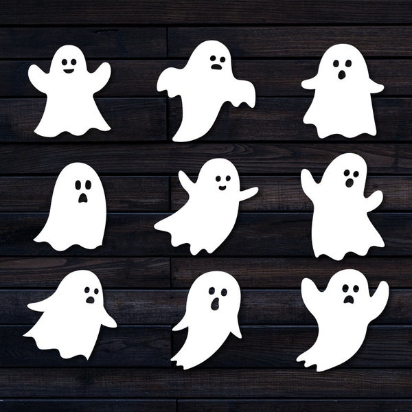 Halloween Ghost SVG, Ghost SVG, Cute Ghost SVG, Kids Halloween Svg, Ghost with Arms Svg, Ghost Face Svg, Cute Halloween Party Ghost Svg