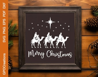 Bundle Three Kings SVG PNG, Nativity SVG, Three Wise Men Svg, Christmas ...