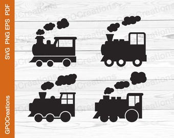 Train SVG, Train SVG Bundle, Train Clipart, Train PNG, Train Silhouettes, Trains Svg, Toy Train Svg, Steam Train Svg, Train Cut File