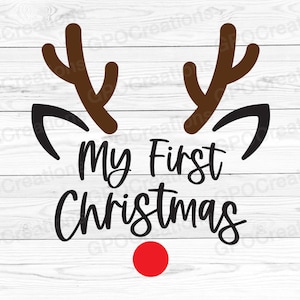 Mein erstes Weihnachts-SVG, Baby First Christmas SVG, Baby First Xmas SVG, mein 1. Weihnachts-Svg, Weihnachts-Baby-Svg, Neugeborenes 1. Weihnachten