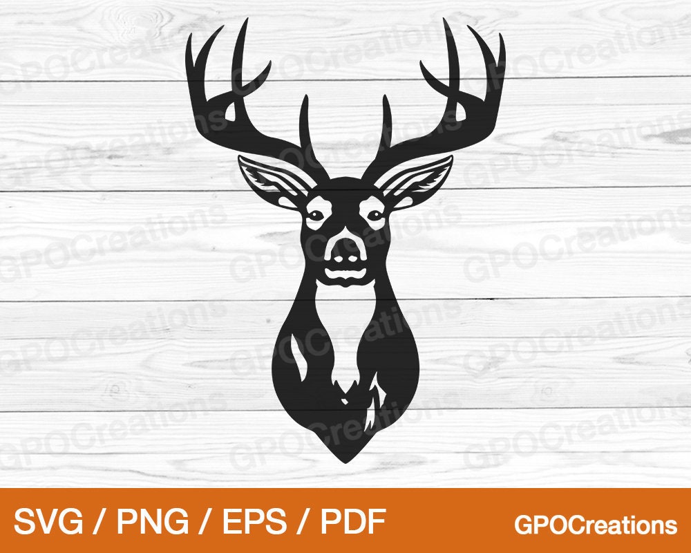 Deer SVG, Deer Head Svg, Deer Hunting SVG, Outdoors SVG, Deer Hunting…