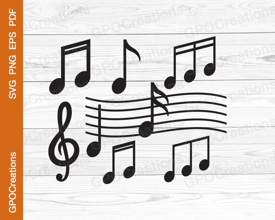 Music Note SVG, Musical Notes SVG, Music Teacher SVG, Music Symbols Svg ...