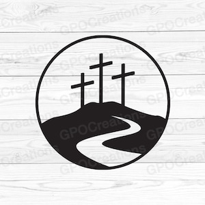 Calvary Crosses SVG, Calvary Cross SVG, Calvary Crosses Cut File, Cross Svg, Cross Png, Cross Clipart, Calvary Crosses Png, Cross Silhouette