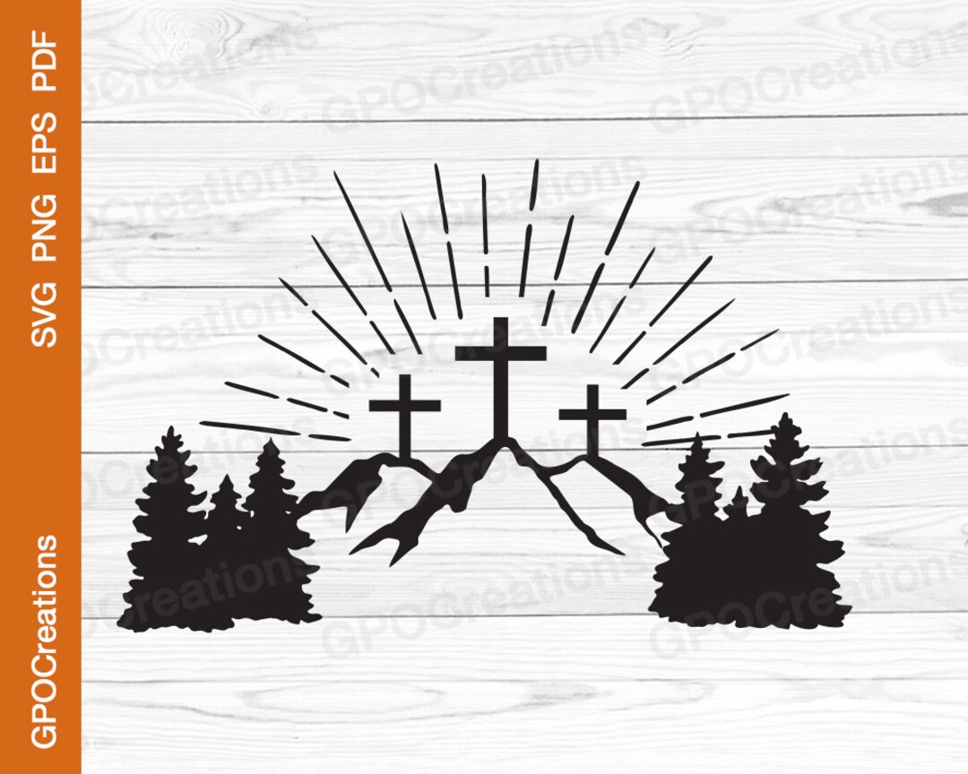 Calvary Crosses SVG, Calvary Crosses Cut File, Calvary Cross SVG, Cross ...