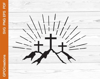 Calvary Crosses SVG, Cross SVG, Calvary Crosses Cut File, Calvary Cross SVG, Cross Clipart, Cross Silhouette, Cross Png, Calvary Crosses Png