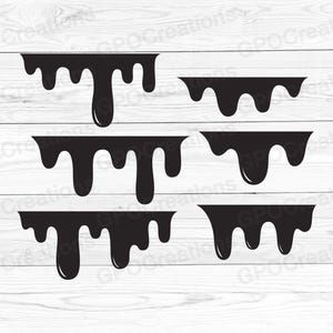 Drip SVG, Paint Drip SVG, Dripping SVG, Dripping Borders Svg, Dripping Paint Svg, Dripping Cut Files, Dripping Borders Graphics, Drip Png