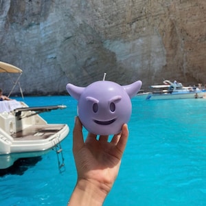 Devil Emoji Candle