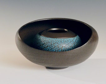 Diamond Blue Gem in a Shell by Lee Middleman