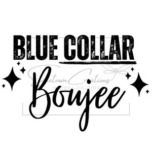 ブルーカラー ブージー 素朴なウエスタン カントリー ファッション ファンシー ライフスタイル PNG SVG デジタル ダウンロード