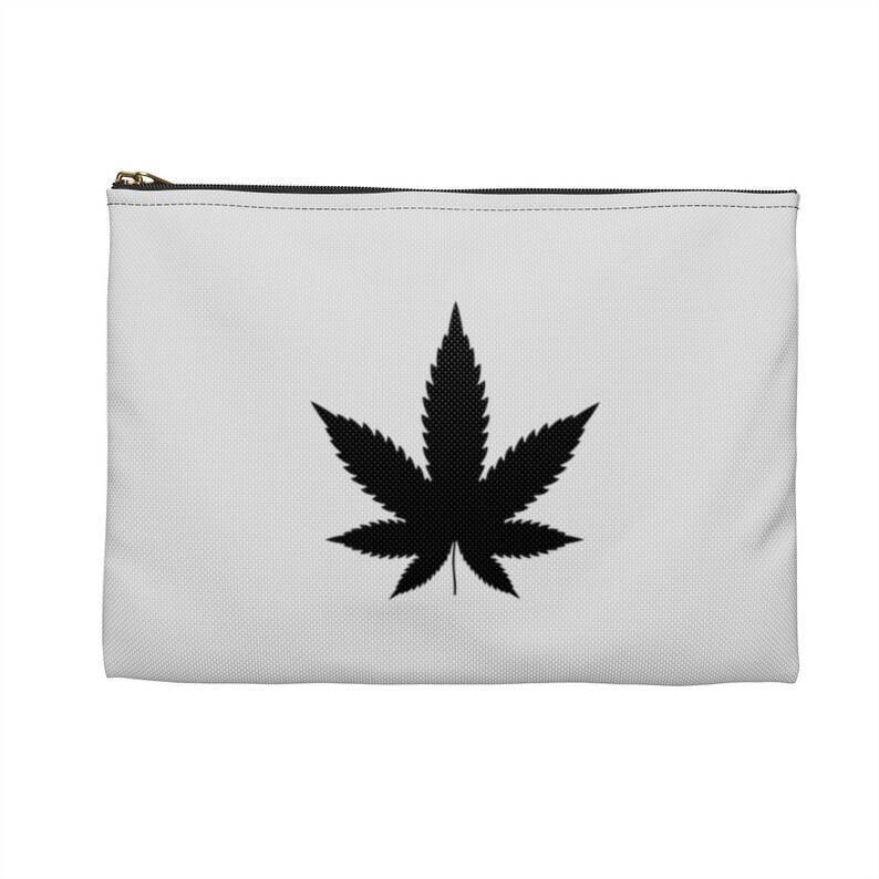 Makeup Bag, Cannabis Leaf, Weed Stash Bag, Pot Leaf, Pot Stash
